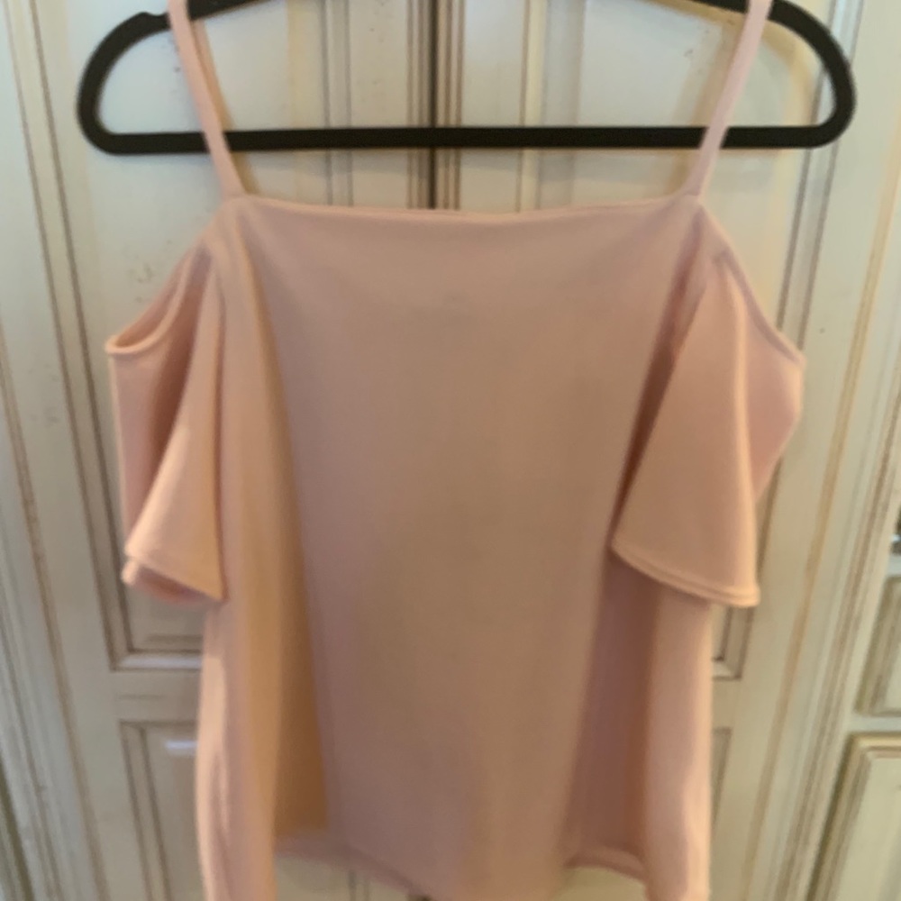 Blush colored blouse